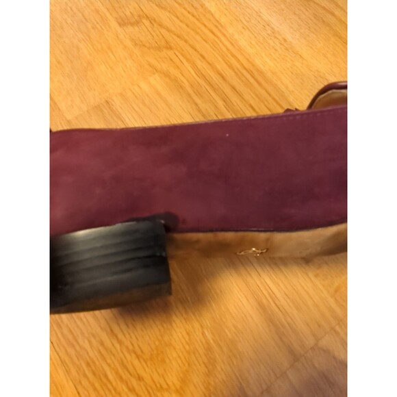 VC Signature Nancy Shoes Womens 7M Purple Suede Leather Tassels Heels - Picture 5 of 11